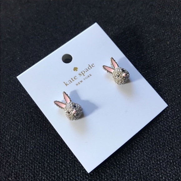 Kate Spade Make Magic Rabbit 🐰 Studs - Picture 7 of 7